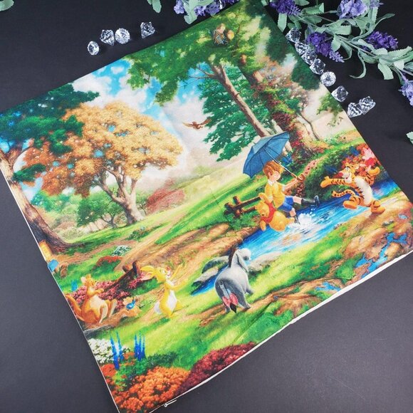 Winnie Pooh Sham Pillowcase Umbrella Accent Pillow Cushion Cover Home Decor - Picture 2 of 14